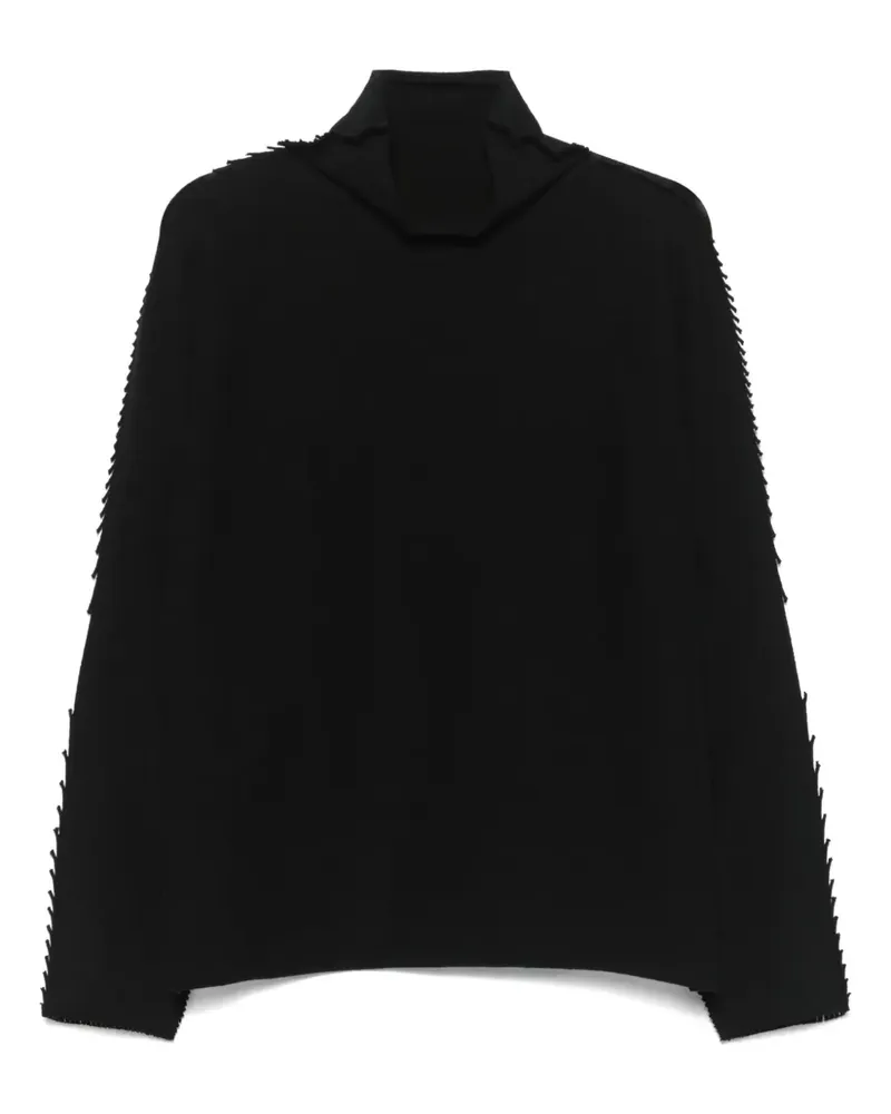 Issey Miyake Campagne Pullover - Schwarz Schwarz