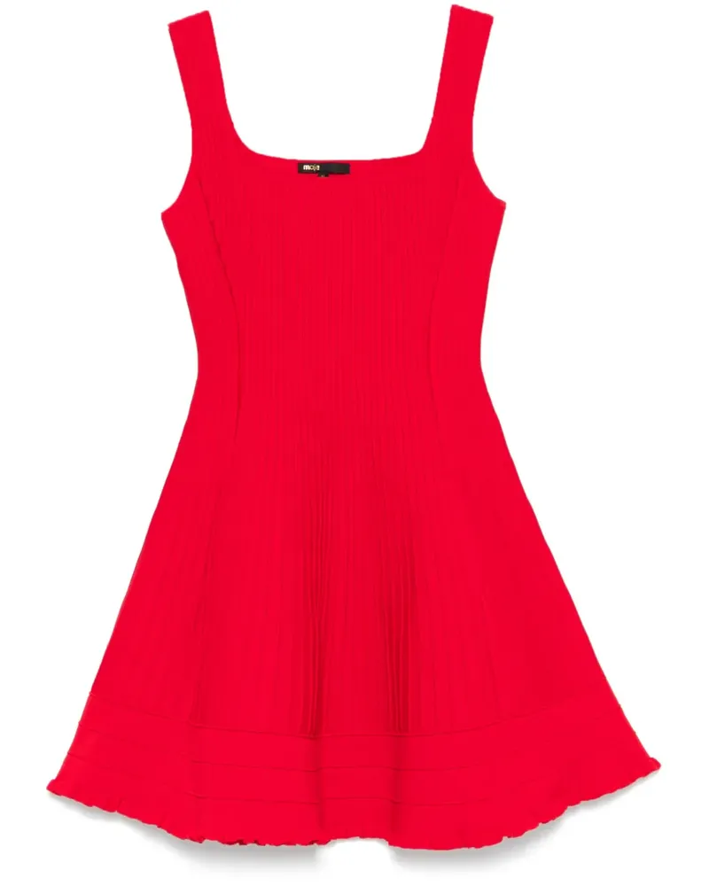 Maje Gestricktes Minikleid - Rot Rot