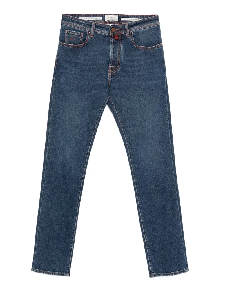 Jacob Cohën Jeans mit Logo - Blau Blau