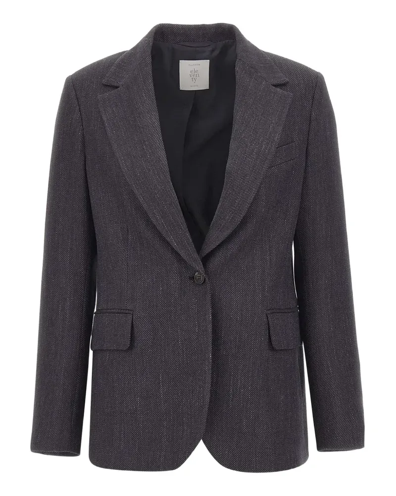 Eleventy single-breasted wool-blend blazer - Violett Violett