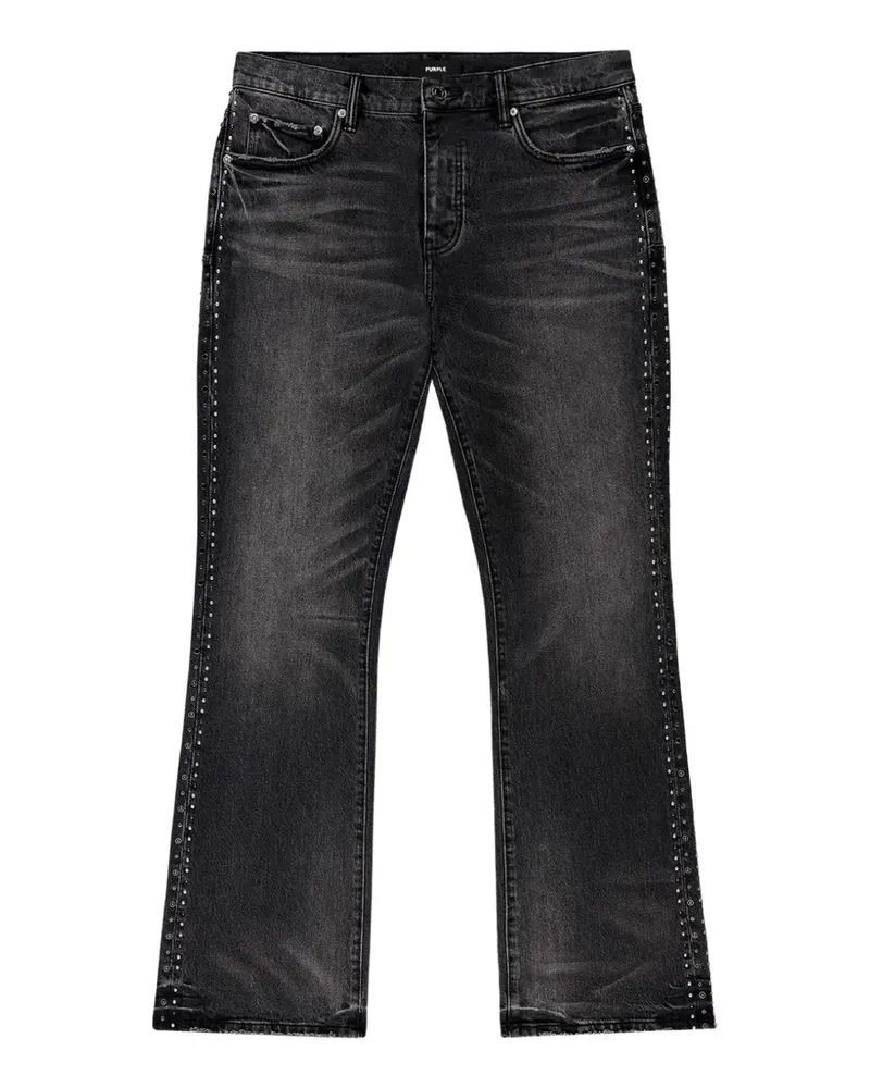 PURPLE BRAND P004 embellished jeans - Schwarz Schwarz