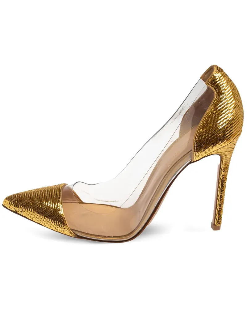 Gianvito Rossi 2024 Pumps mit Pailletten 105mm - Gold Gold
