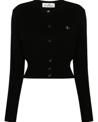 Vivienne Westwood Bea Cropped-Cardigan Schwarz