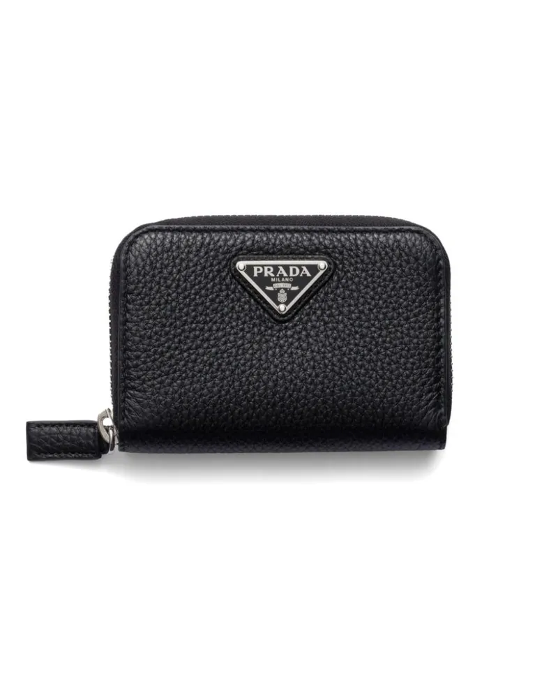 Prada Klassisches Portemonnaie - Schwarz Schwarz