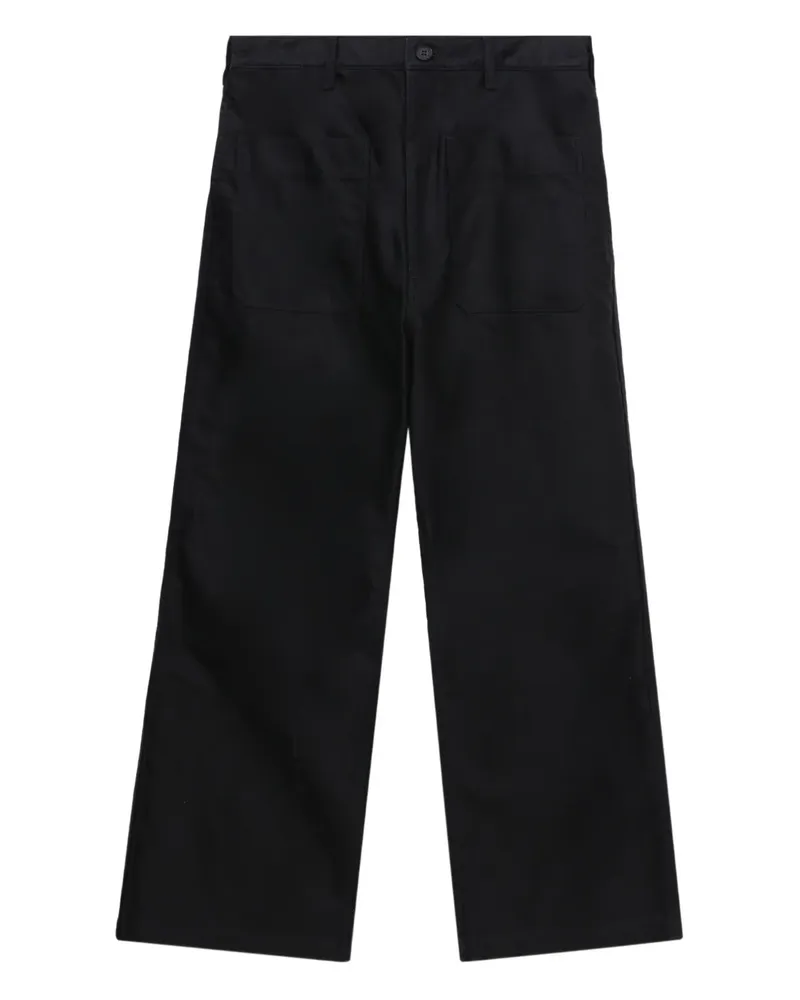 Comme des Garçons Hose mit Knöpfen - Blau Blau