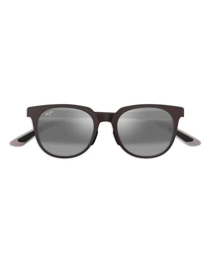 Maui Jim Sonnenbrille mit rundem Gestell - Grau Grau