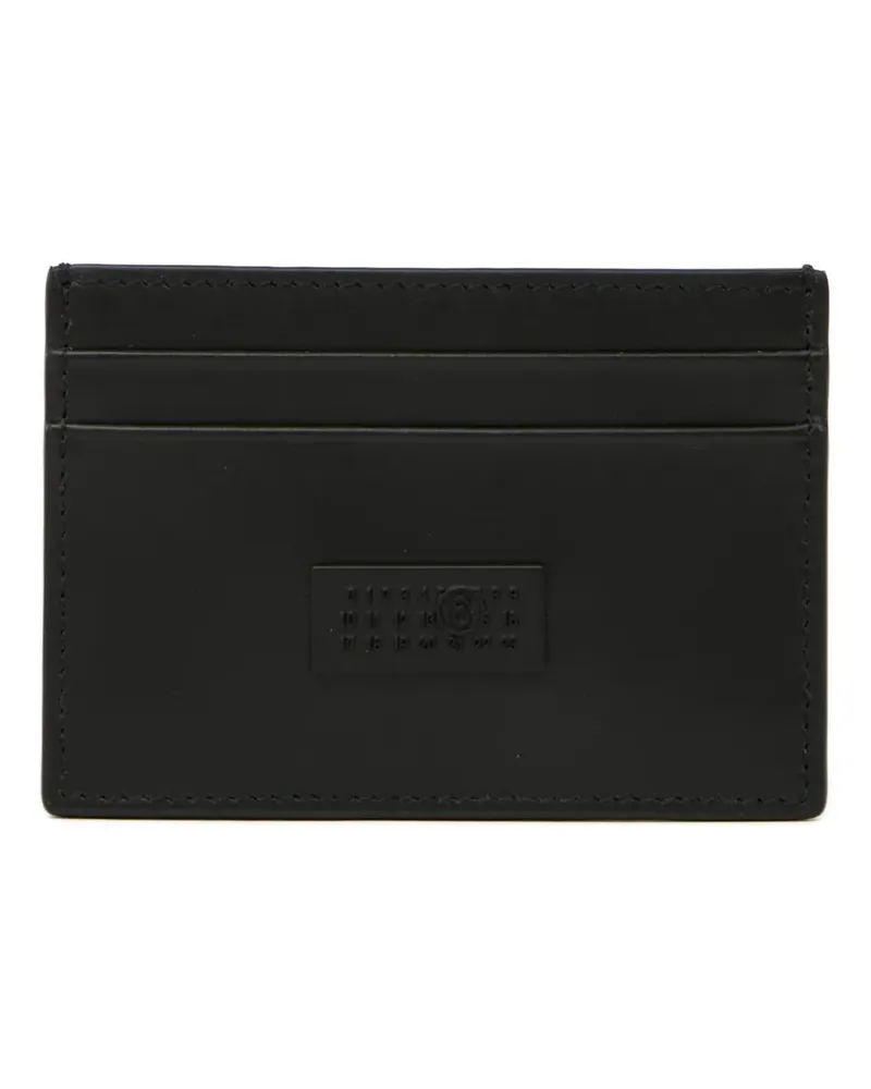 Maison Margiela Kartenetui mit Logo-Patch - Schwarz Schwarz