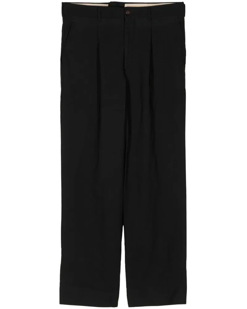Comme des Garçons Hose mit geradem Bein - Schwarz Schwarz