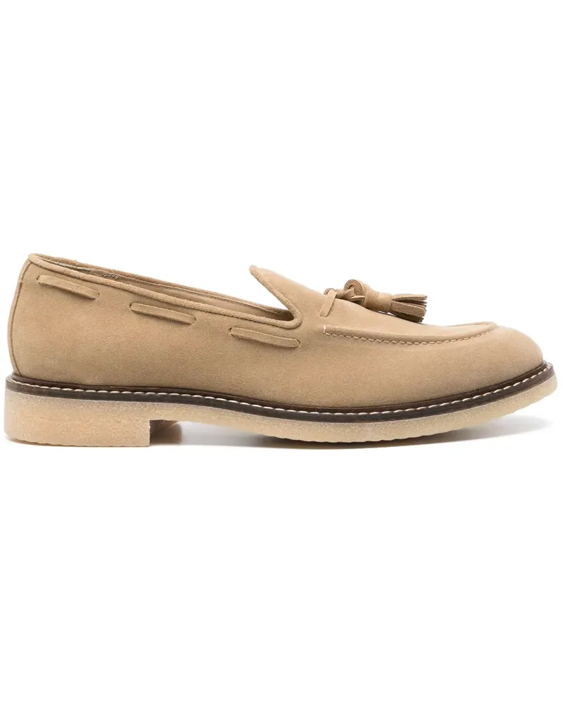 Eleventy Segelschuhe aus Wildleder - Braun Braun