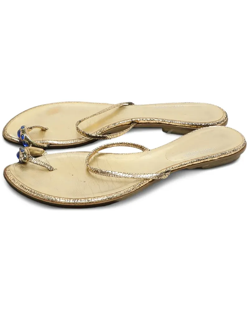 Roberto Cavalli Sandalen mit Ringdetail - Gold Gold