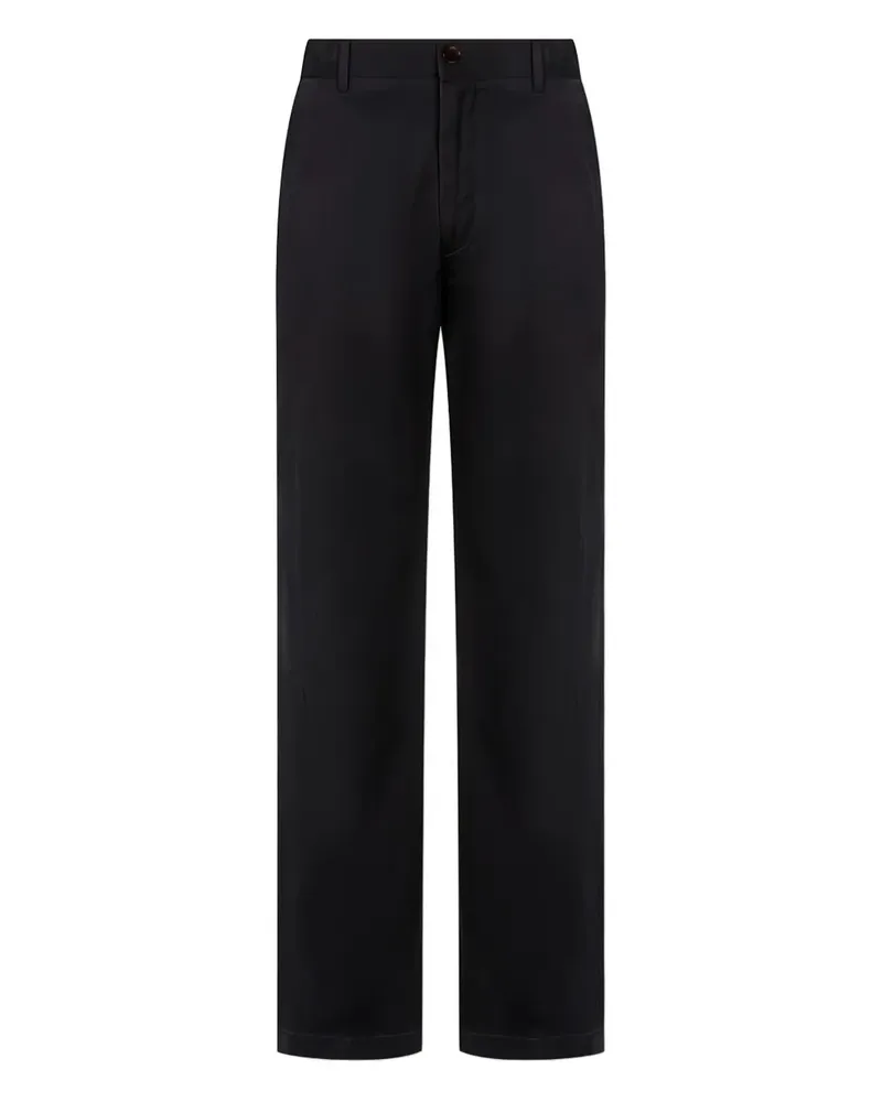 ManOnTheBoon washed straight chino pants - Blau Blau