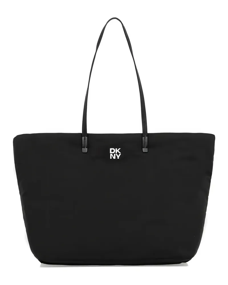 DKNY Jenny Tote Bag mit Logo - Schwarz Schwarz