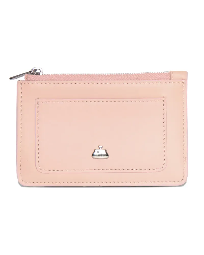 Max Mara TRAFOI leather cardholder - Rosa Rosa