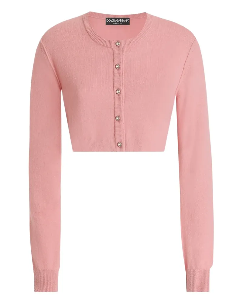 Dolce & Gabbana Geknöpfter Cardigan - Rosa Rosa