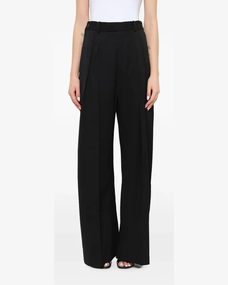 J.W.Anderson Taillenhose mit weitem Bein - Schwarz Schwarz