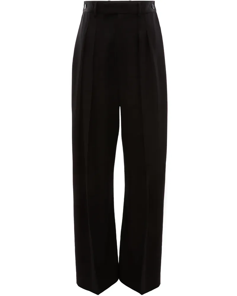 J.W.Anderson Taillenhose mit weitem Bein - Schwarz Schwarz