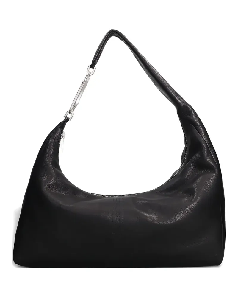 Rick Owens Gemini Schultertasche aus Leder - Schwarz Schwarz