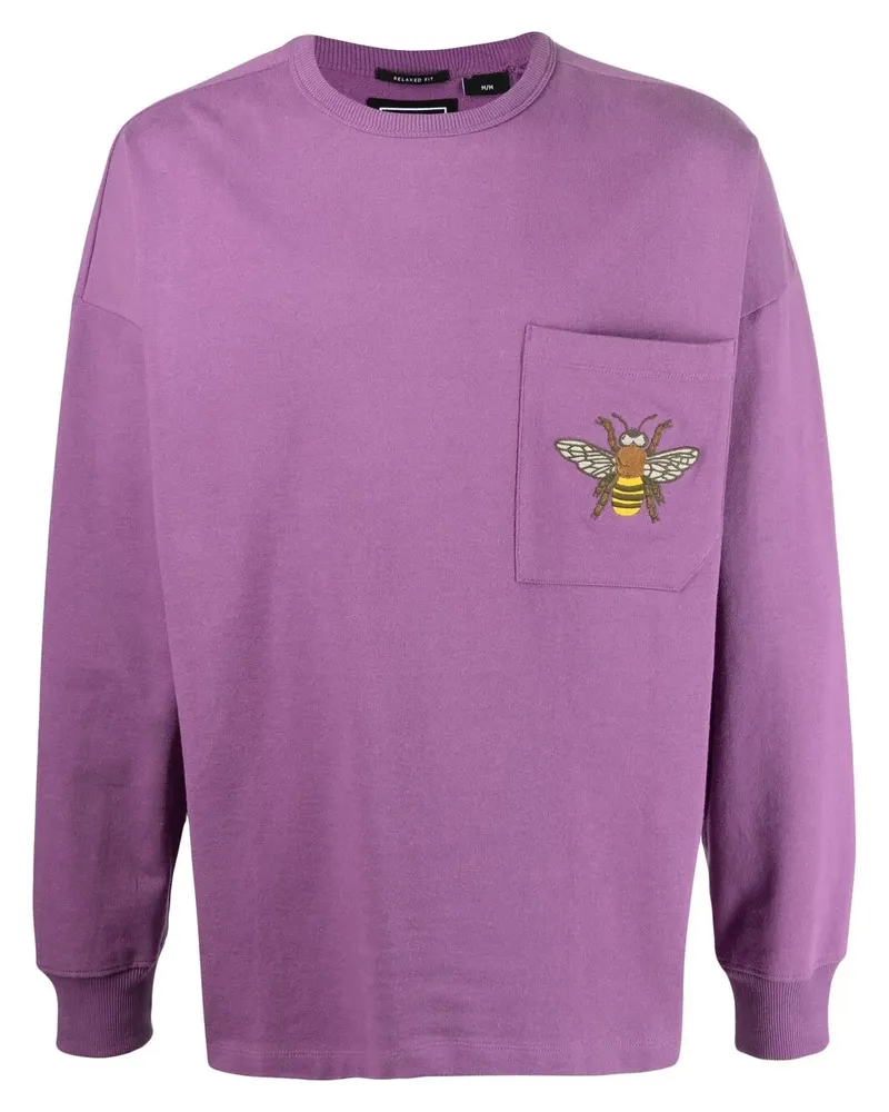 Timberland Sweatshirt mit Bienenstickerei - Violett Violett