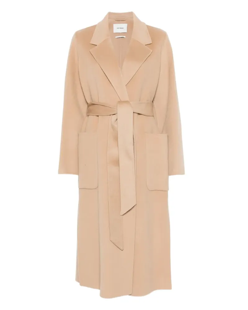 IVY & OAK Celia belted coat - Nude Nude