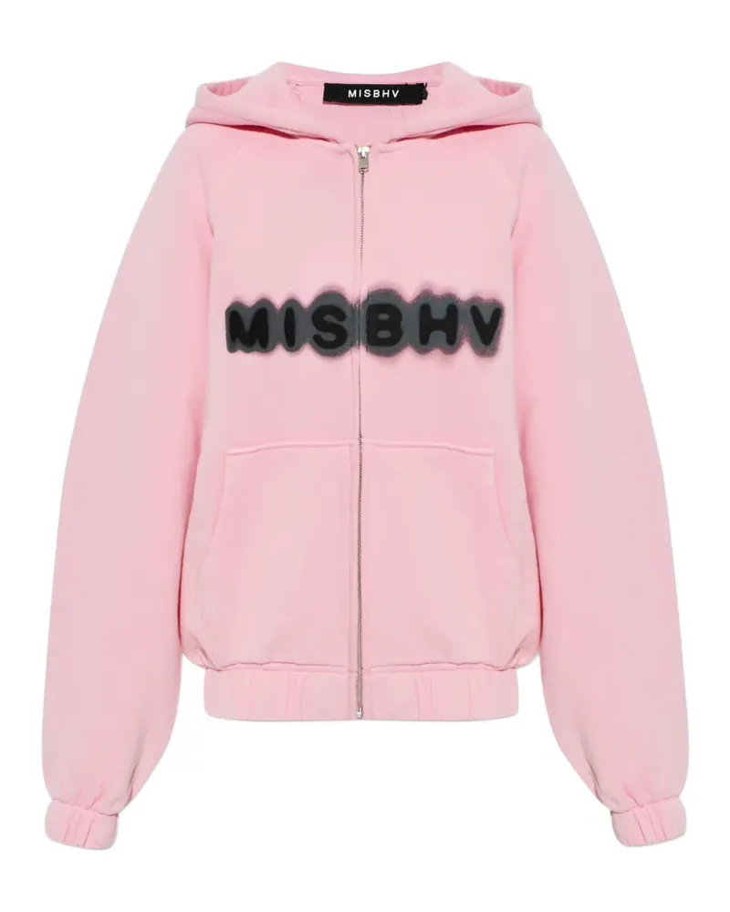 MISBHV Hoodie mit Logo-Print - Rosa Rosa