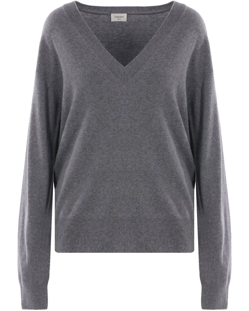 Saint Laurent Pullover aus Wolle - Grau Grau
