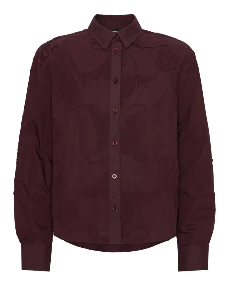 ROTATE Birger Christensen Oversized-Hemd mit Blumenmuster - Violett Violett