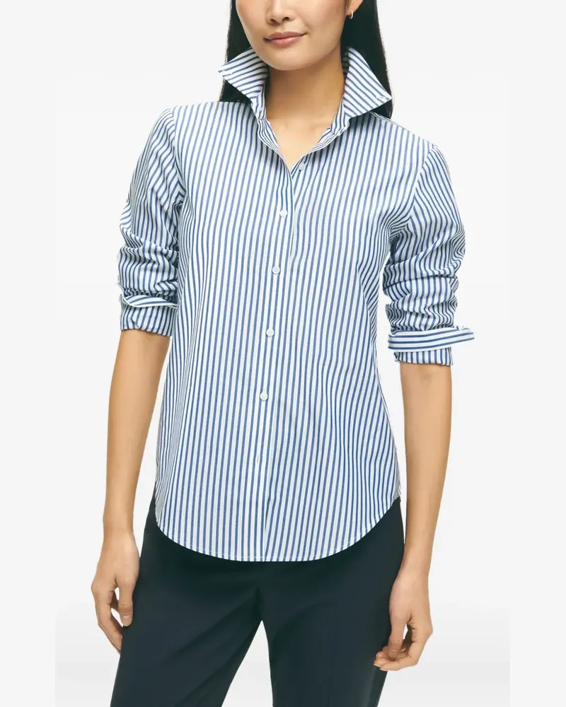 Brooks Brothers Gestreiftes Hemd - Blau Blau