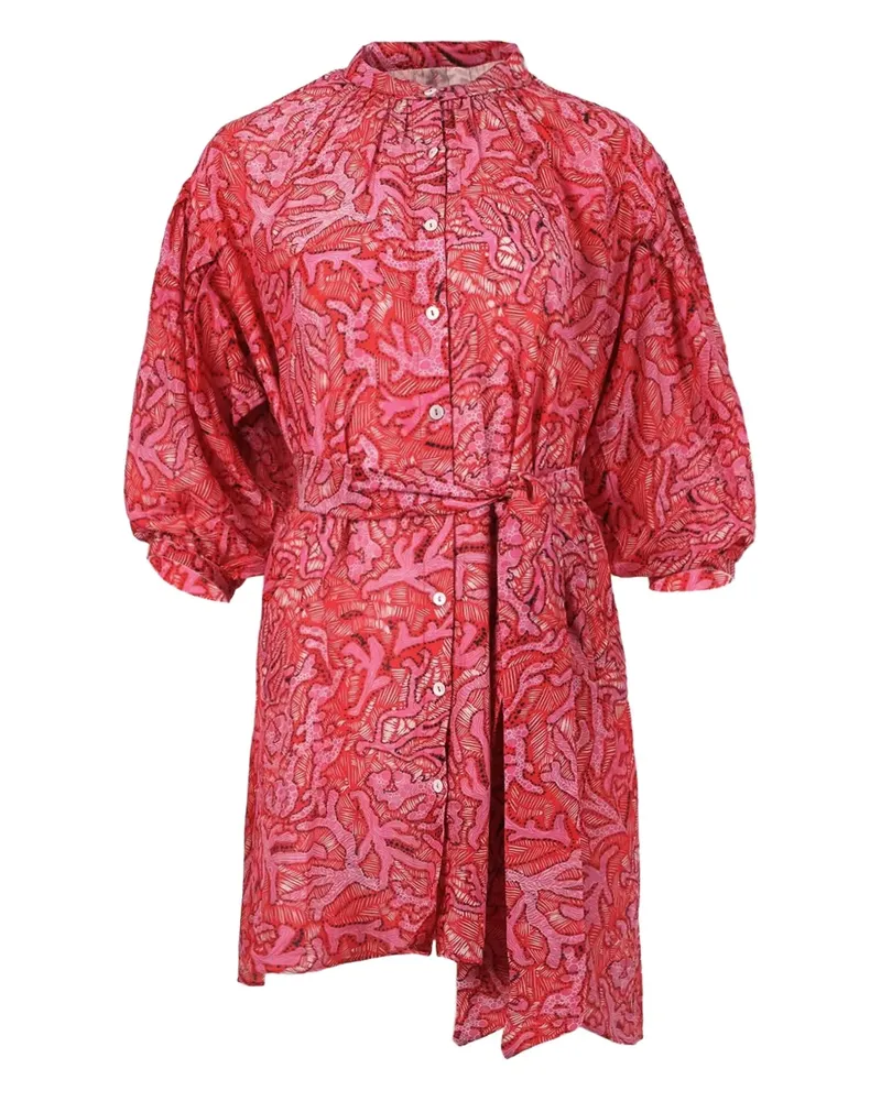 Chufy belted mini shirt dress - Rosa Rosa