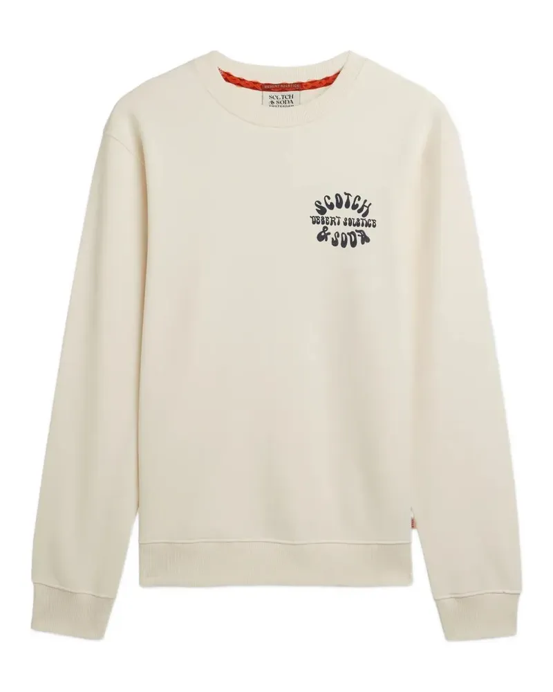 Scotch&Soda logo-print sweater - Nude Nude