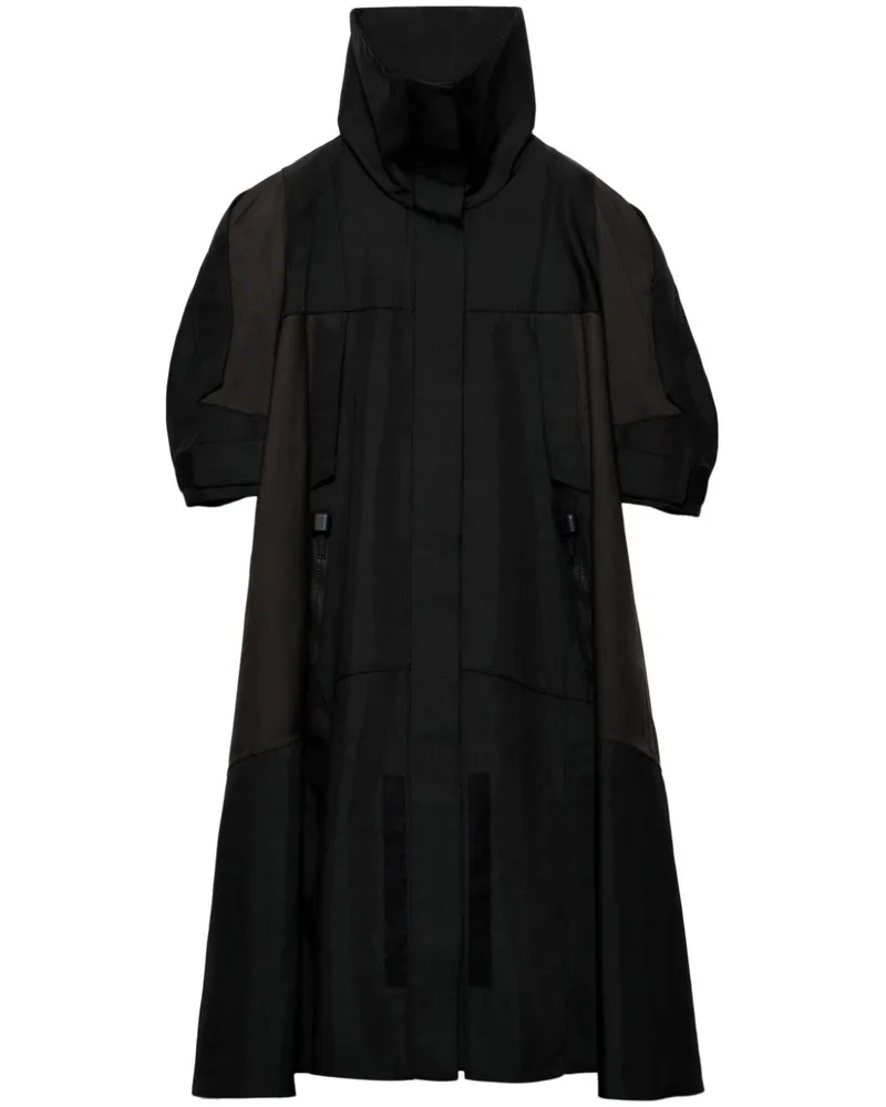 Prada Einreihiger Mantel - Schwarz Schwarz