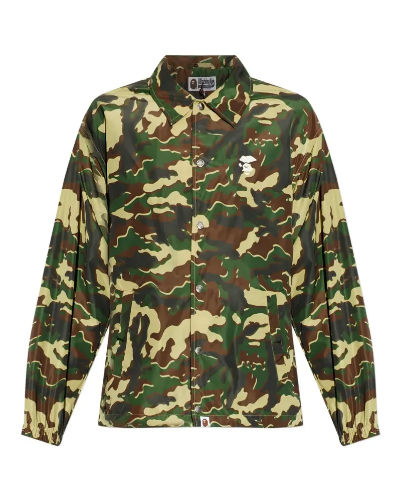 BAPE camouflage-print jacket - Grün Grün