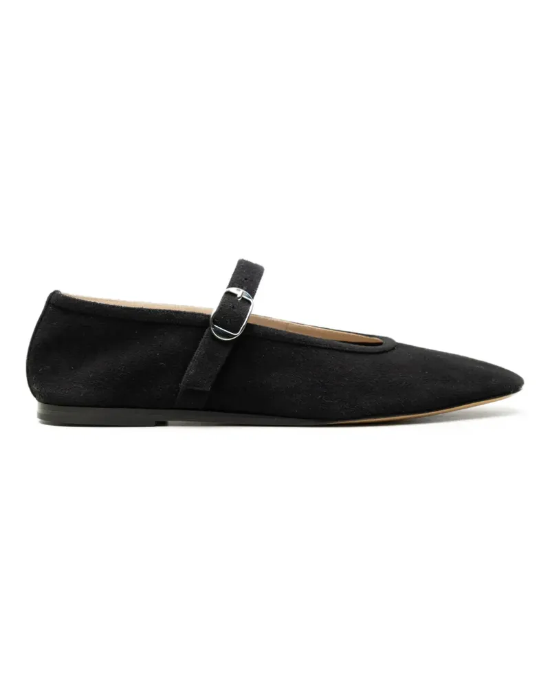 Le Monde Béryl buckle ballet flats - Schwarz Schwarz