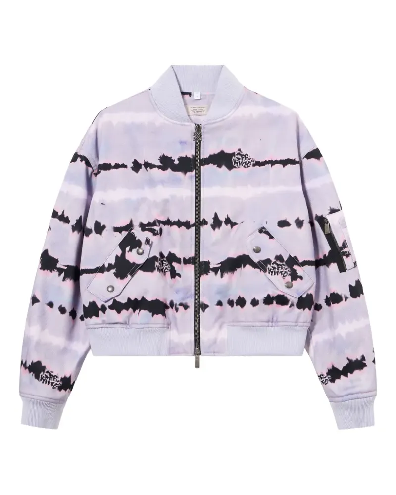 OFF-WHITE Bomberjacke mit Batikmuster - Violett Violett