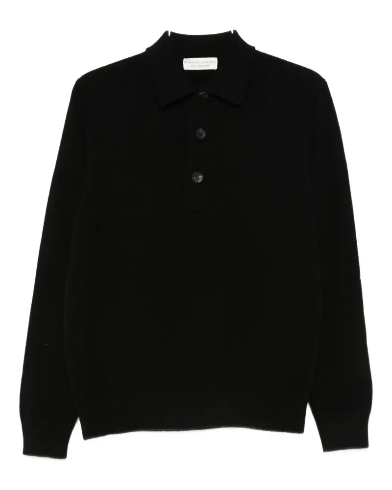 Filippo de Laurentiis buttoned wool sweater - Schwarz Schwarz