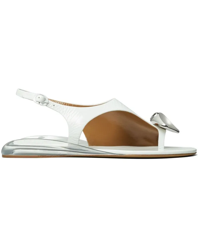 Tory Burch Klassische Sandalen - Weiß Weiß