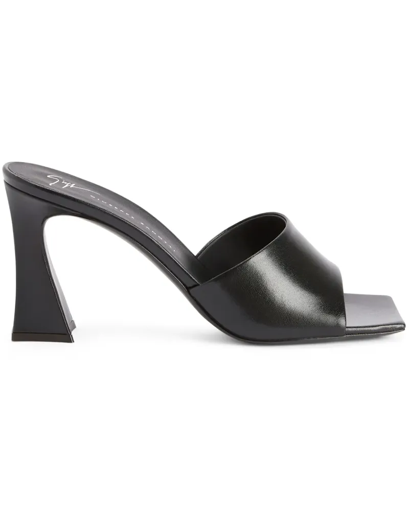 Giuseppe Zanotti Solhene Mules 85mm - Schwarz Schwarz