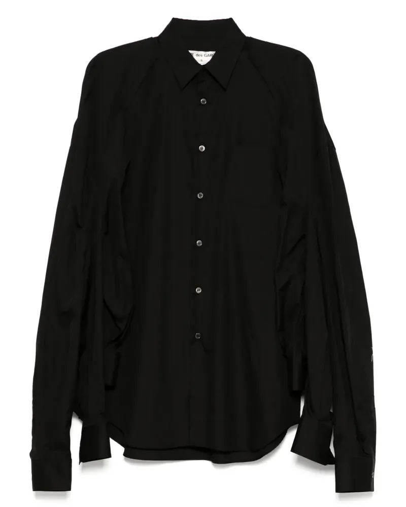 Comme des Garçons Klassisches Hemd - Schwarz Schwarz