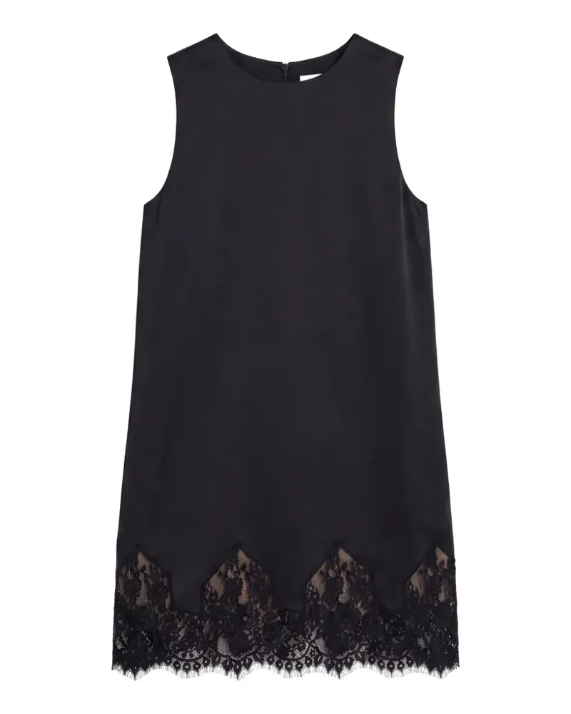 Reformation Jessalyn Minikleid mit Spitzenbesatz - Schwarz Schwarz