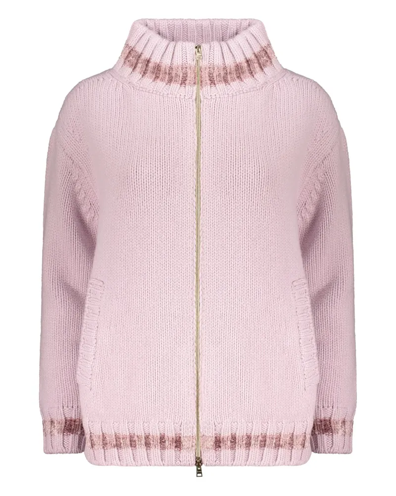 Herno Gerippter Cardigan mit Stehkragen - 4025 4025