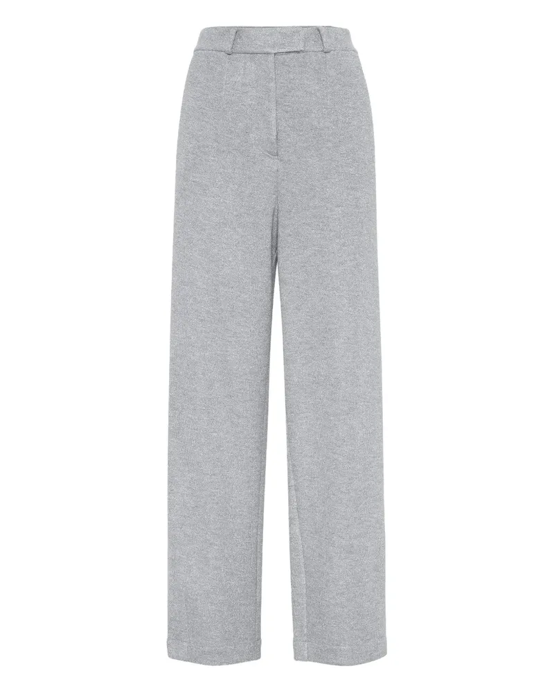 Brunello Cucinelli Hose aus Jersey - Grau Grau