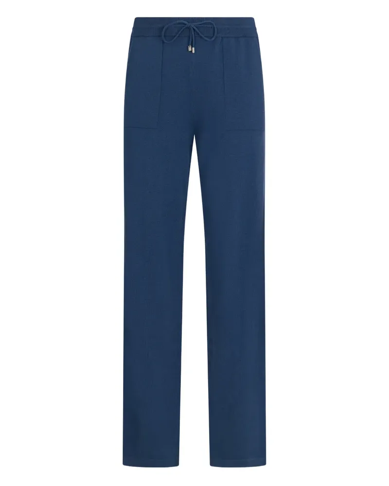 Malo drawstring track pants - Blau Blau