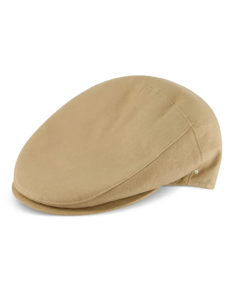 Borsalino Flache Vincenzo Baseballkappe aus Leinen - Braun Braun
