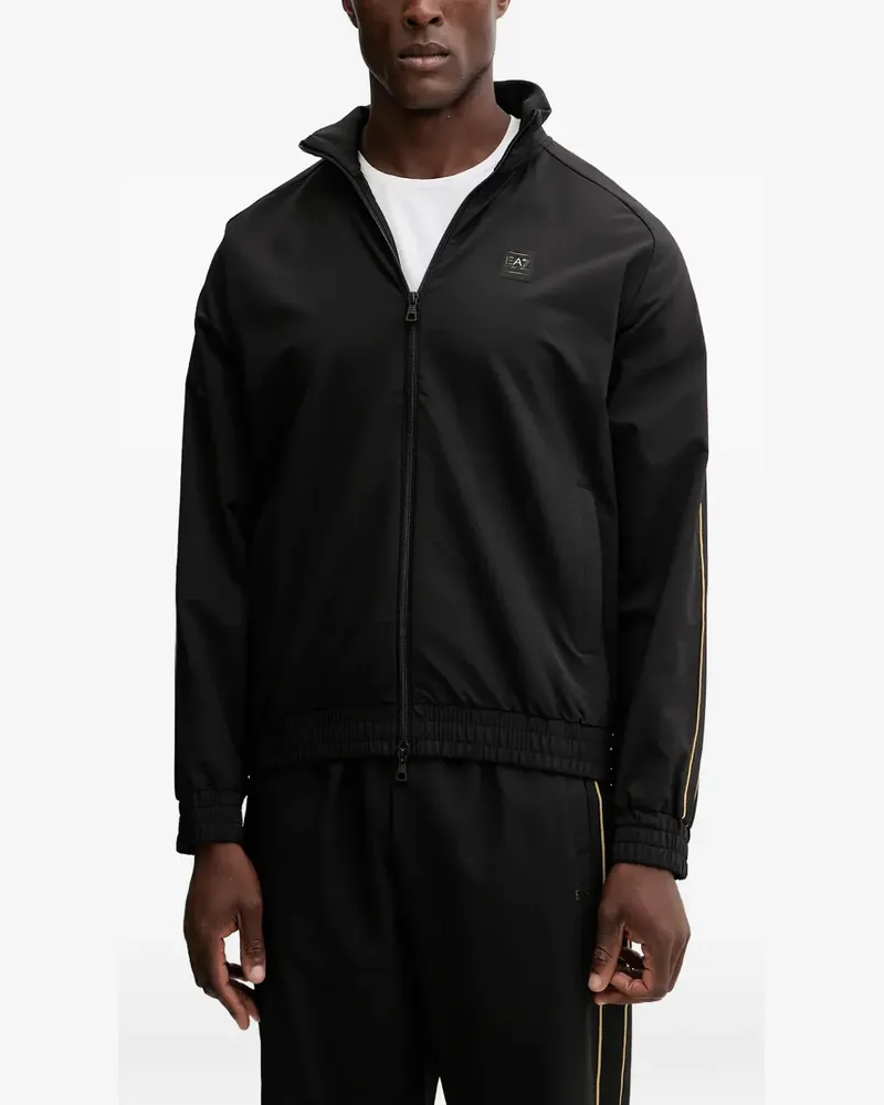 EA7 Jogginganzug mit Reißverschluss - Schwarz Schwarz