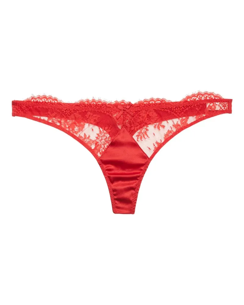 Fleur Du Mal Frankie Lace thong - Rot Rot