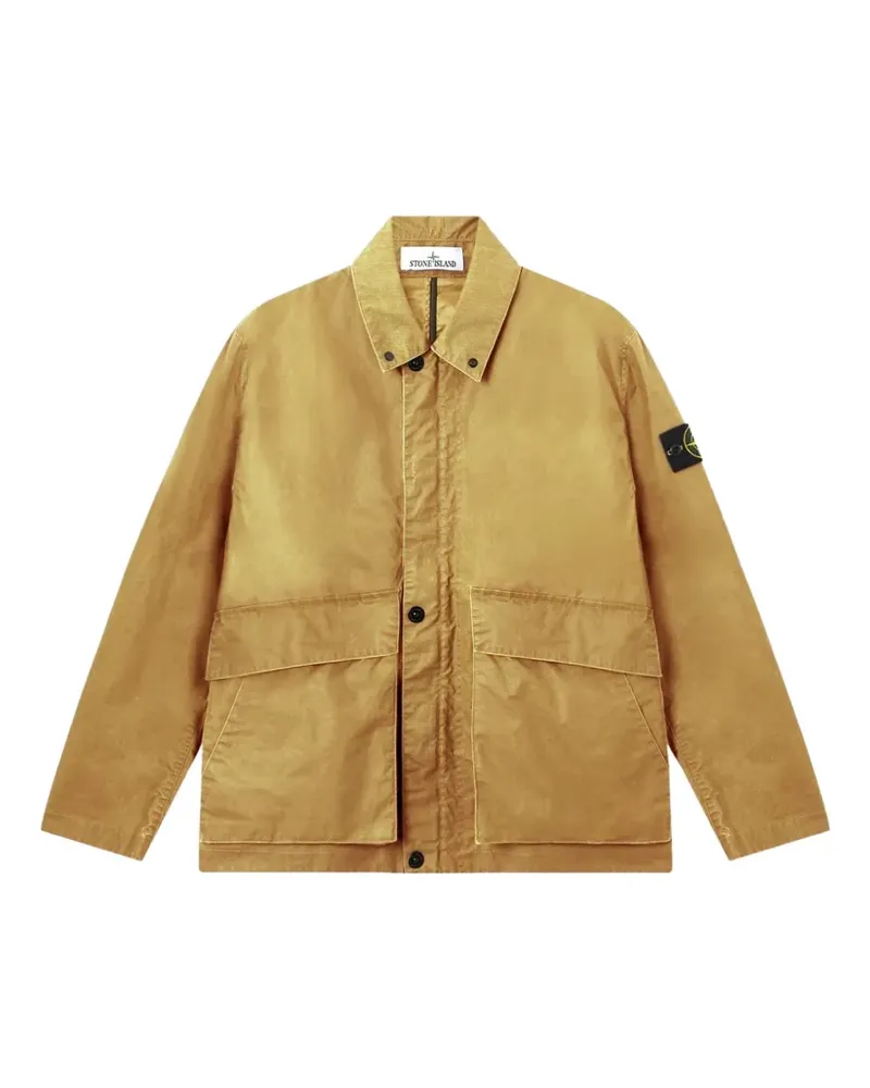 Stone Island pocket overshirt jacket - Gelb Gelb