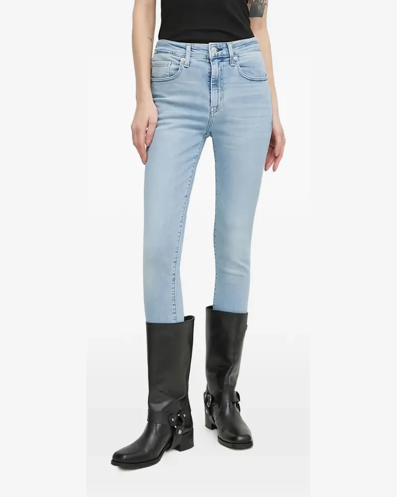 Levi's 721 raw-cut skinny-cut jeans - Blau Blau