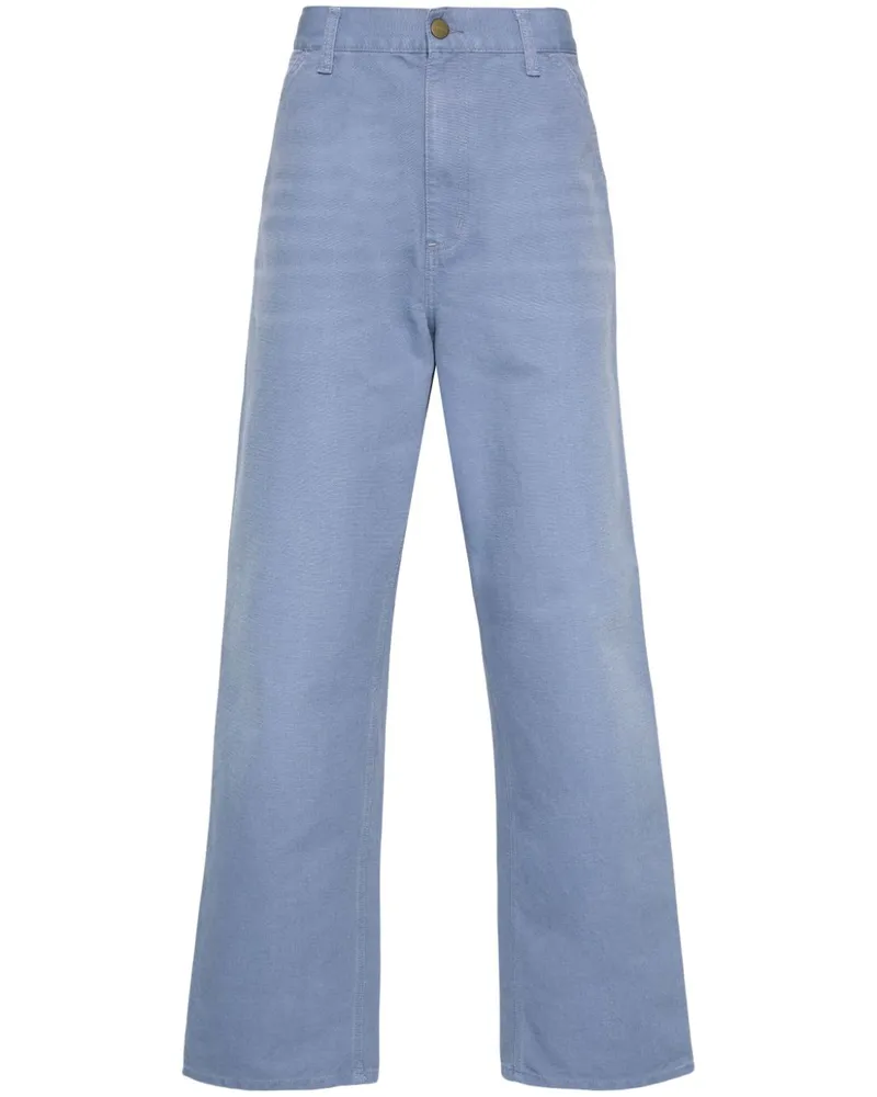 Carhartt WIP Single Knee Hose aus Canvas - Blau Blau