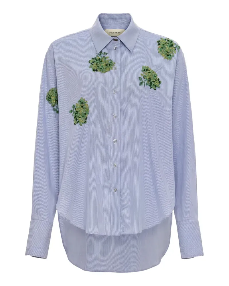 Hellessy Flo Hemd mit Perlen - Blau Blau