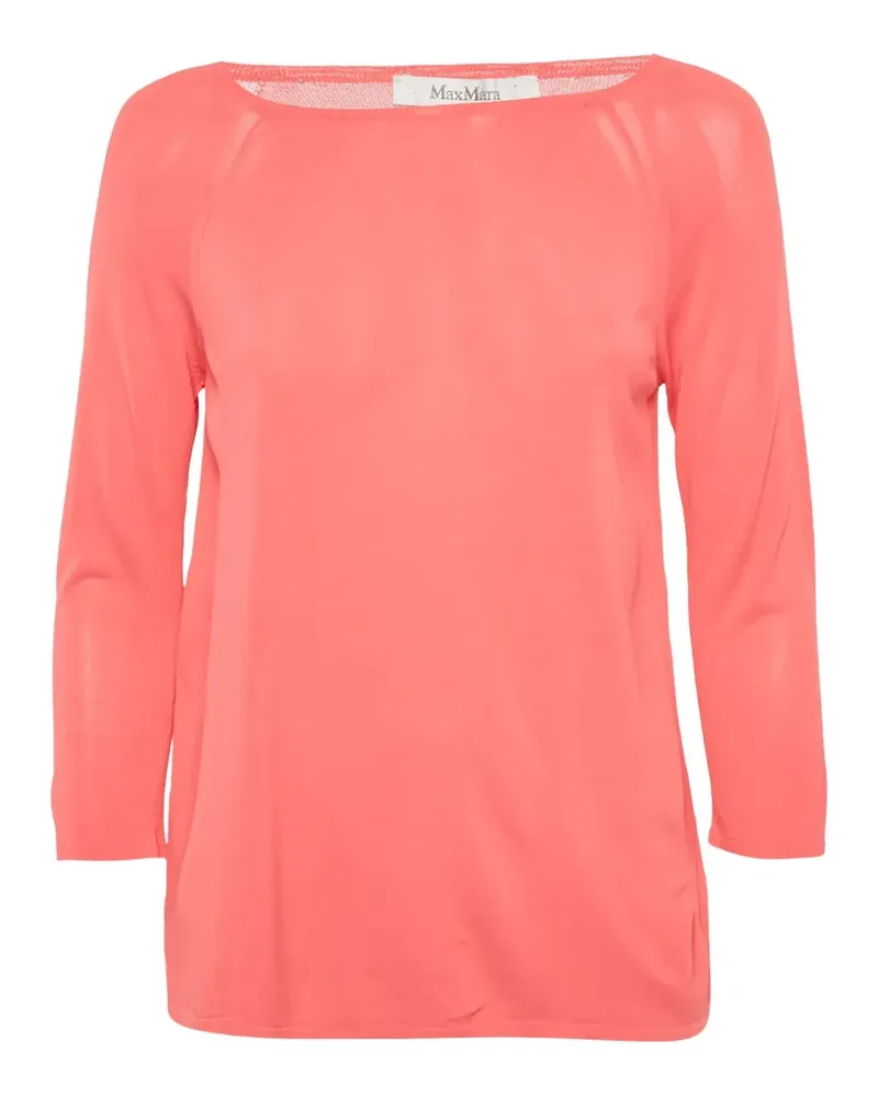 Max Mara boat-neck sweater - Rosa Rosa