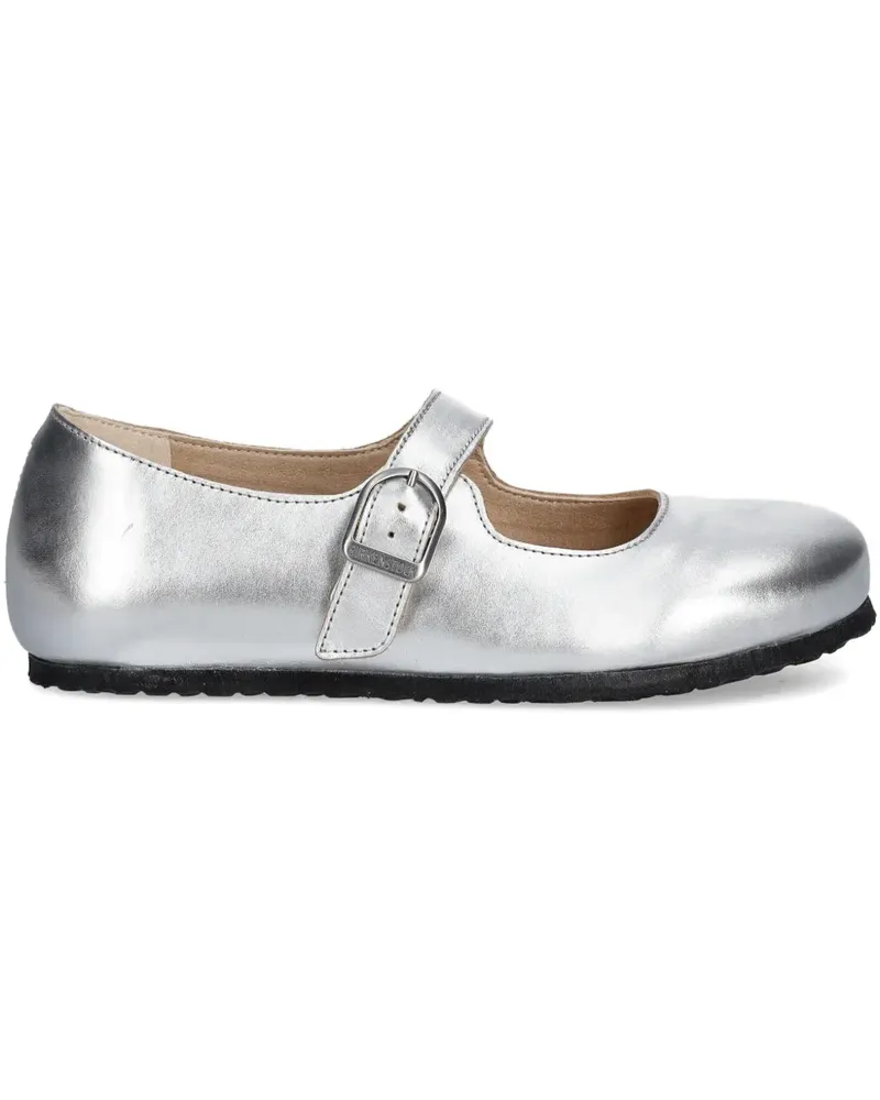 Birkenstock Ballerinas mit Schnallenverschluss - Silber Silber